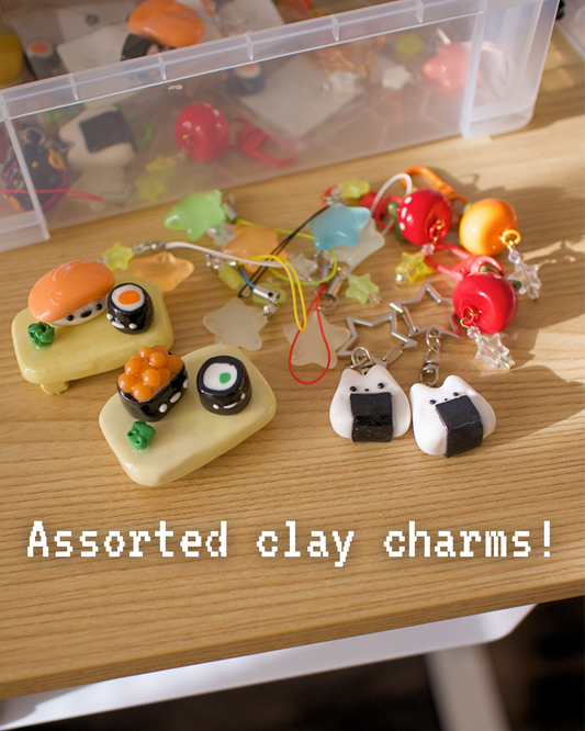 Previous clay charms! (TO BE DISCOUNTINUED)