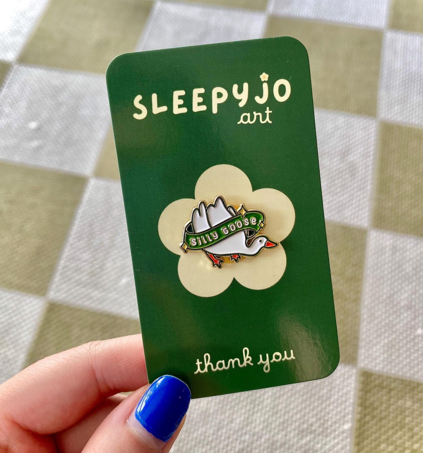 Silly Goose Enamel Pins | Silly Goose Pins | Bird Enamel Pins | Goose Enamel Pins | Cute Animal Pins | Animal Enamel Pins | Bird Pins