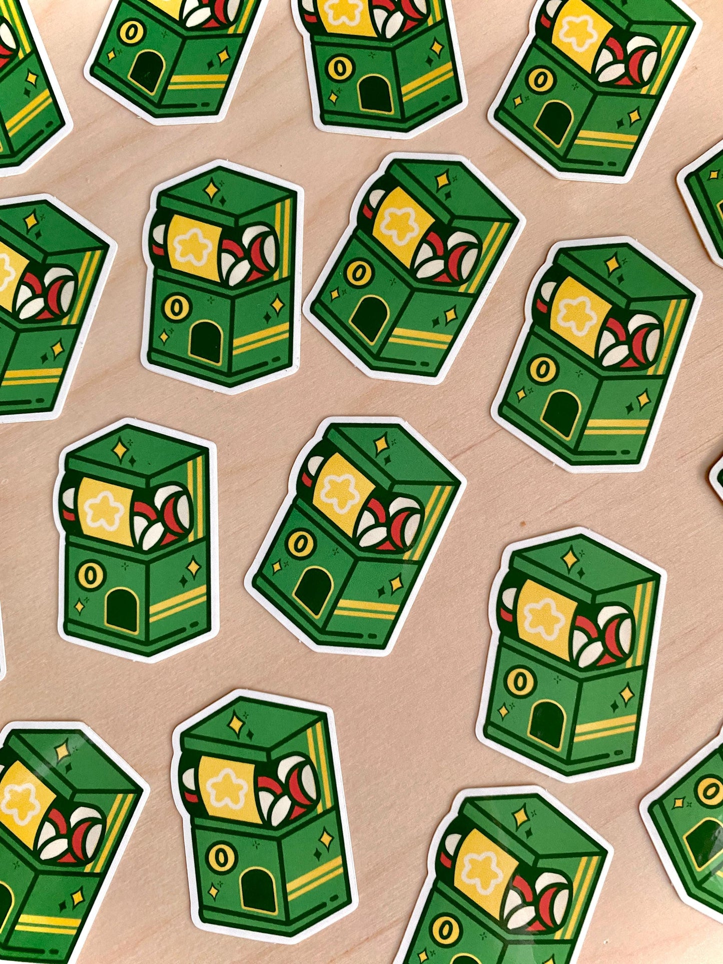 Gashapon Machine Sticker| Gashapon Sticker | Vending Machine Sticker | Nerdy Sticker | Laptop Sticker | Vinyl Sticker | Water bottle Sticker